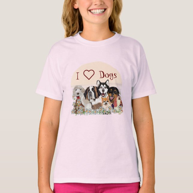 Personalize Text Dog Pack Club  T-Shirt (Front)