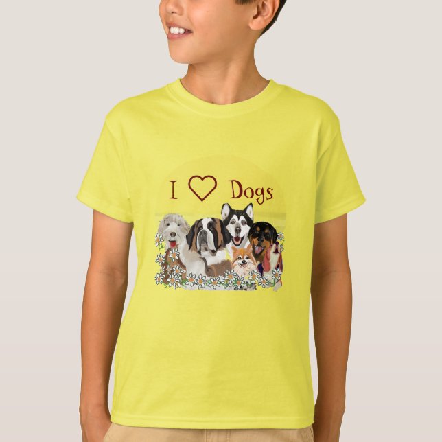 Personalize Text Dog Pack Club  T-Shirt (Front)