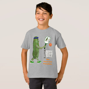 Personalize Text Funny Pickle Player T-Shirt