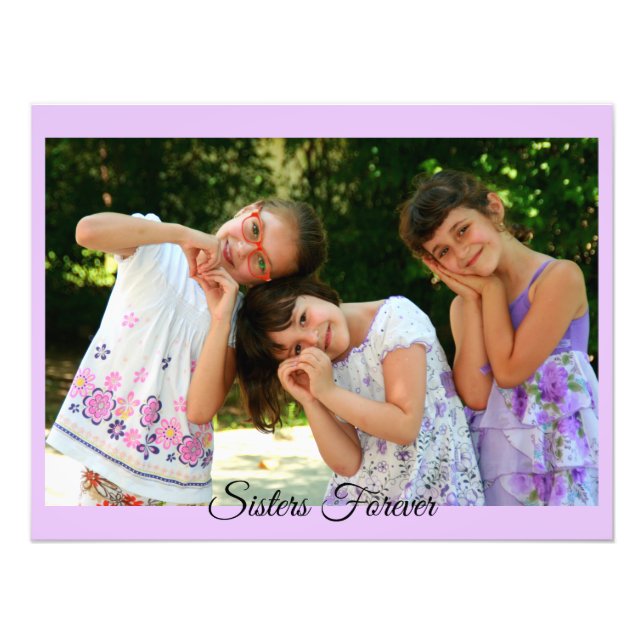 Personalize Text High Resolution Enlargement Photo Print (Front)