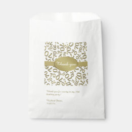 Personalize:  Thank You 70th Birthday Party Theme Favor Bag