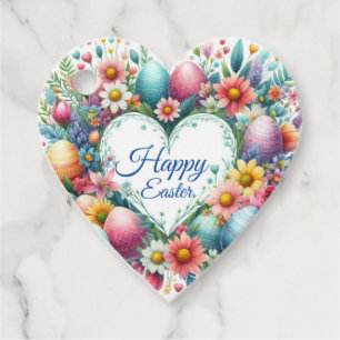Personalize The Easter Gifts Spring flowers Tags