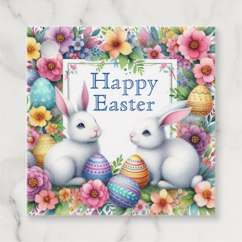 Personalize The Easter Gifts Spring flowers Tags