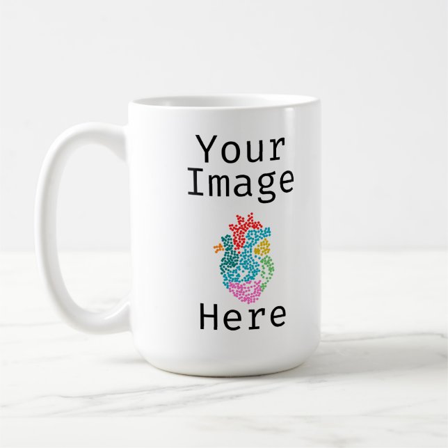 Personalize the Genomics Single Cell Heart Coffee Mug (Left)