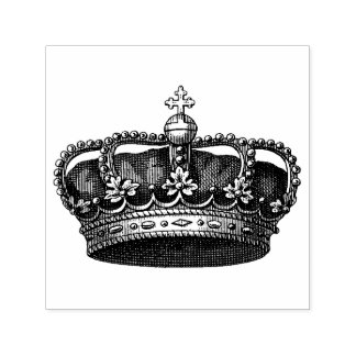 Personalize The King's Crown with Your Text Self-inking Stamp