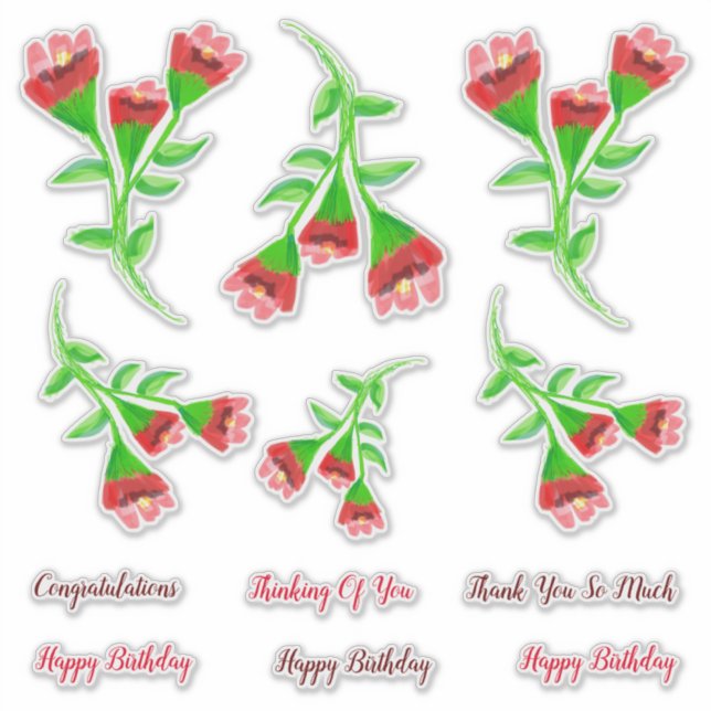 Personalize These Little Message Sticker (Front)