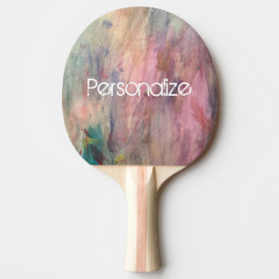 Personalize this Abstract Watercolor Mess Ping Pong Paddle