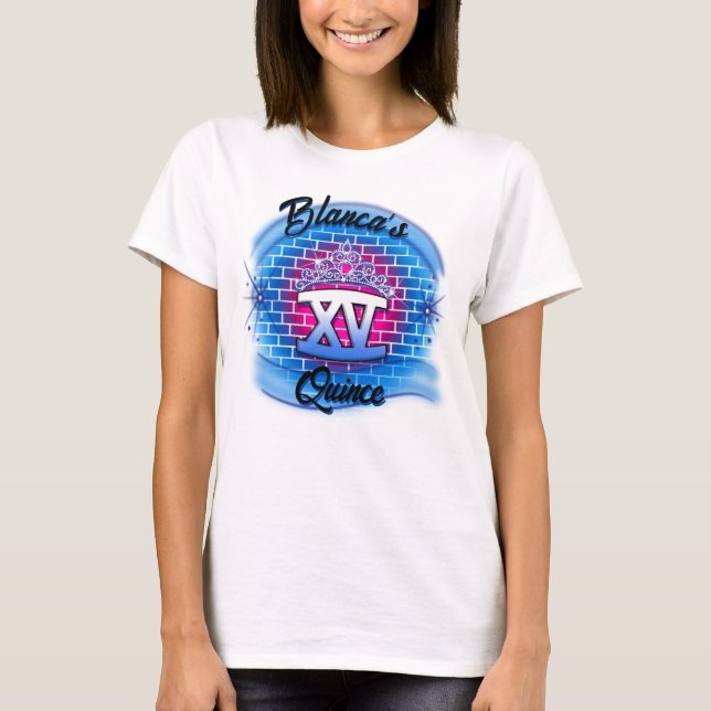 Personalize this Airbrush Quince T-Shirt (Front)