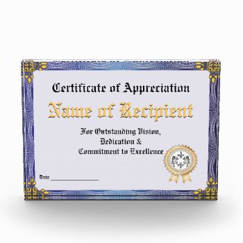 Personalize This  Award Certificate by UTeezSF at Zazzle