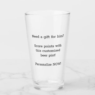 Personalize this beer glass