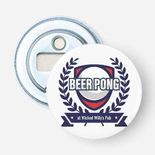 Personalize This Beer Pong Logo Bottle Opener
