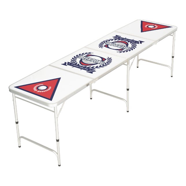 Personalize This Beer Pong Table (Angled)
