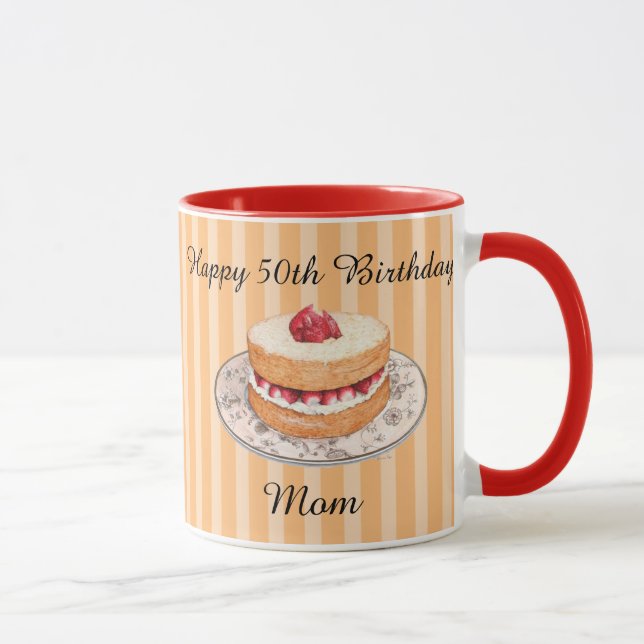 Personalize this Birthday Coffee Mug (Right)
