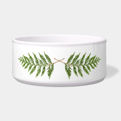 Personalize this Botanical Ferns Bowl