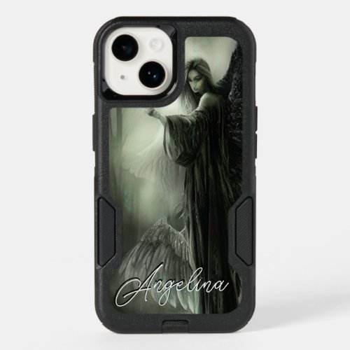 Personalize This Dark Angel Gothic Art  OtterBox iPhone 14 Case