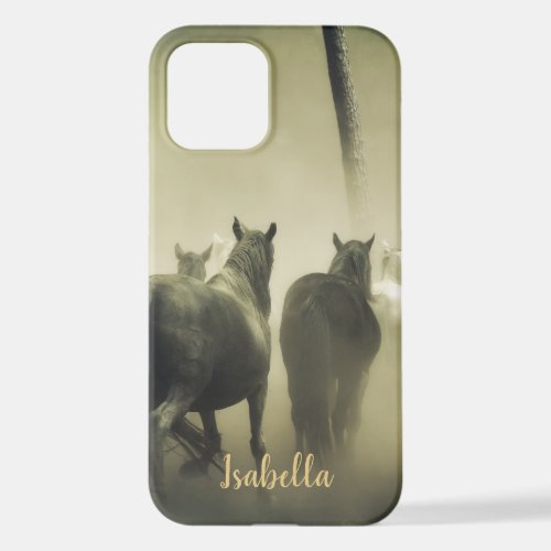 Personalize this Elegant Horse Lovers  iPhone 12 Case