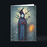 Personalize this Fantasy Snowman Winter Solstice   Holiday Card<br><div class="desc">❤All designed with love by WitCraft Designs™! Personalize your way 👌 Find and follow us on social media (ⒻⓅⓉ) 📷 TAG #witcrafting and share your purchases on social media with us!! You can connect to all my social media accounts at www.witcrafting.com Visit my designer profile to see all my shops...</div>