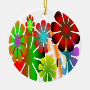 Personalize This Flower Power Ornament