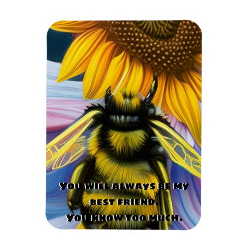 Personalize this Friendship Bee Magnet