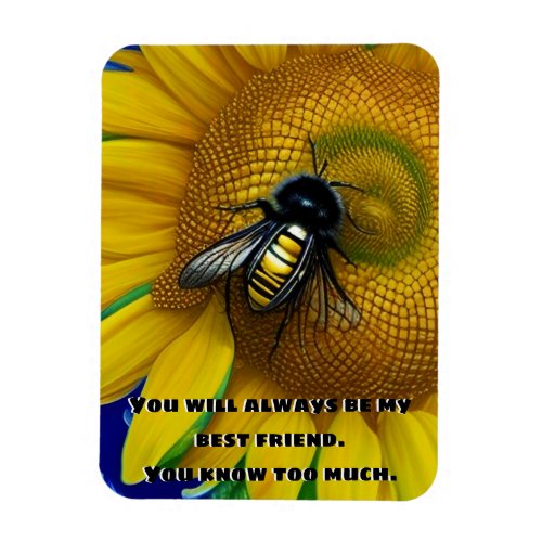 Personalize this Friendship Bee Magnet
