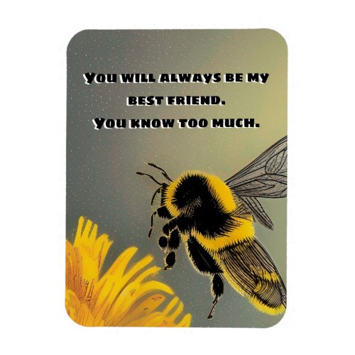 Personalize this Friendship Bee Magnet