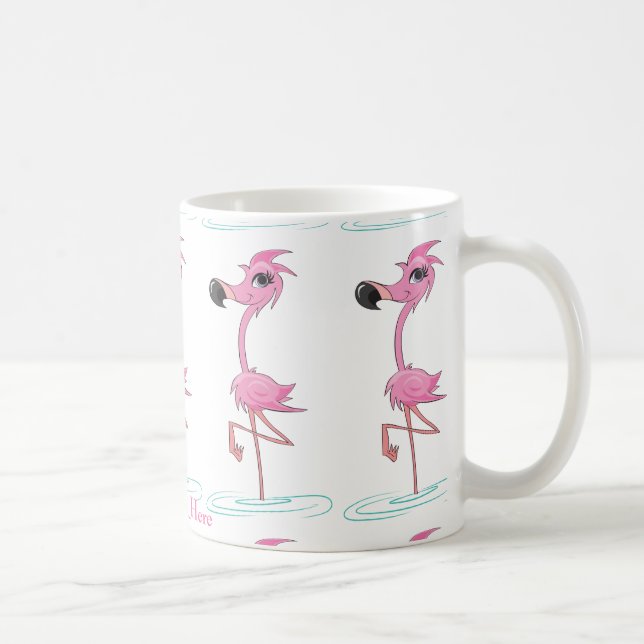 Personalize This Fun Flamingo Mug (Right)