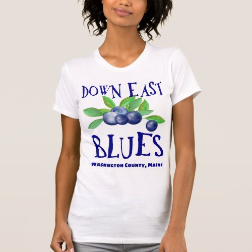 Personalize this  fun Maine Blueberry T_Shirt