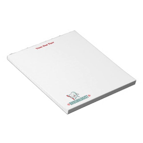 Personalize This Funny Brushing Your Teeth Notepad