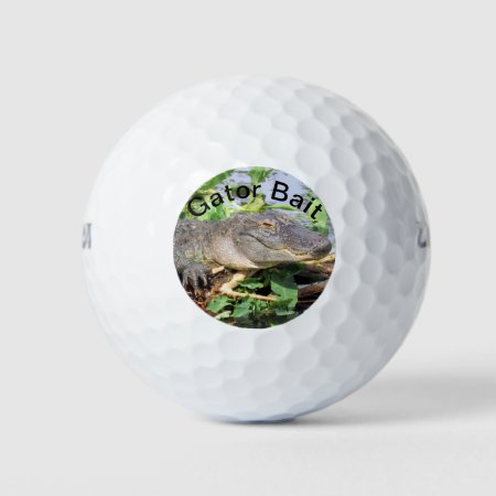 Personalize This Gator Bait - Alligator Golf Ball
