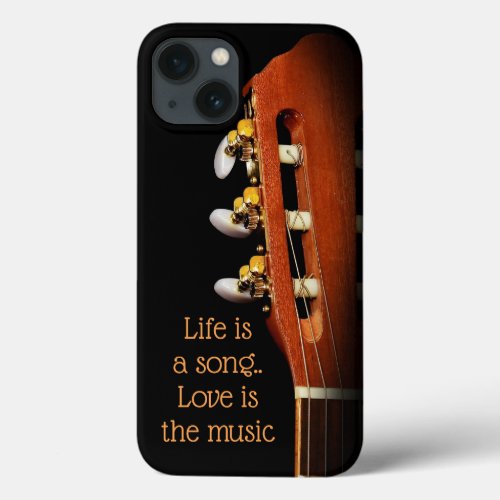 Personalize this Guitar Musician  iPhone 13 Case