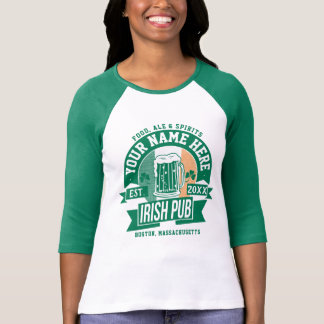 Men/'s T-shirt funny St Irish Drinking Team Green Patrick/'s Day tee