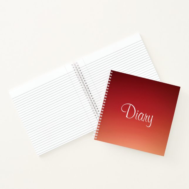 Personalize This Little Diary Notebook (Inside)