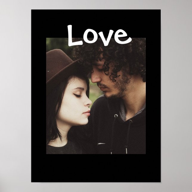 Personalize this "Love" Poster with Your Picture (Front)