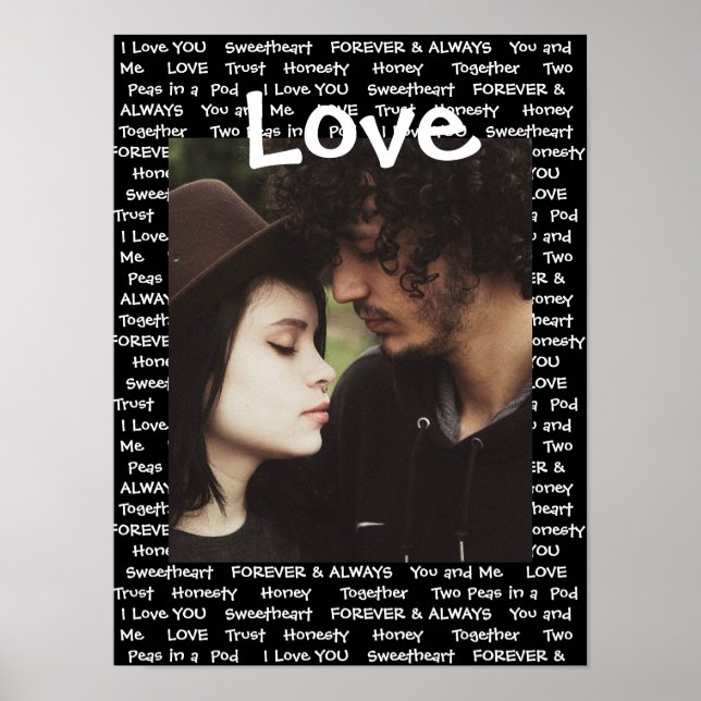 Personalize this "Love" Poster with Your Picture (Front)