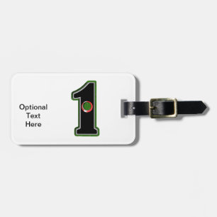 Personalize this Lucky Golfer Hole in One Design! Luggage Tag