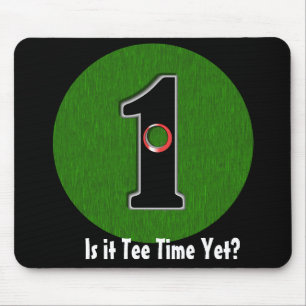Personalize this Lucky Golfer Hole in One Design! Mouse Pad