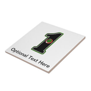 Personalize this Lucky Golfer Hole in One Design! Tile