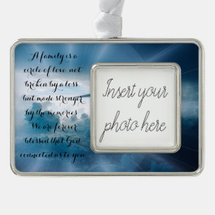 Personalize this Memorial Christmas Ornament
