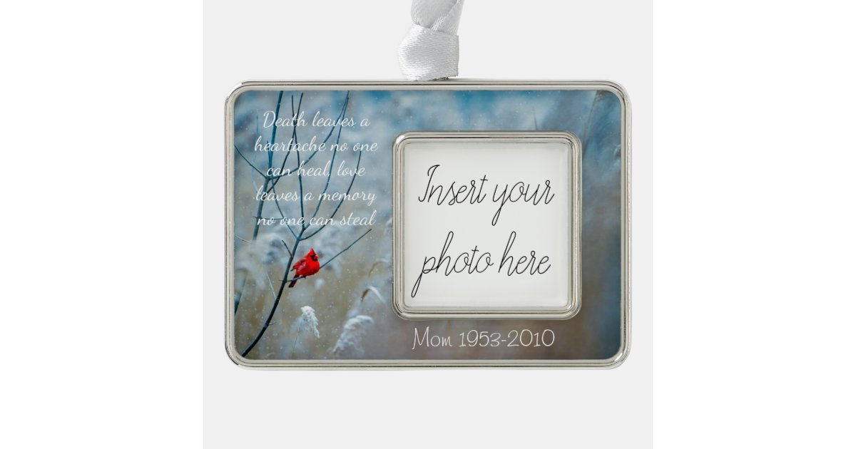 Personalize this Memorial Christmas Ornament | Zazzle.com