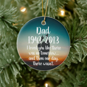 memorial ornaments for dad