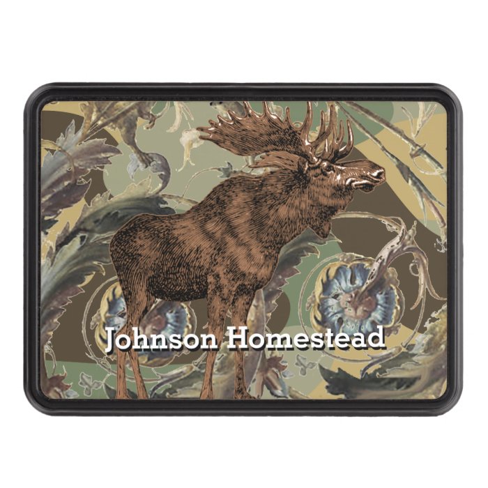 Personalize this Moose Country Camo Hitch Covers