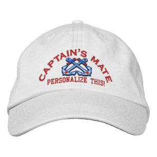 Personalize This Name Location Business Nautical Embroidered Baseball Cap