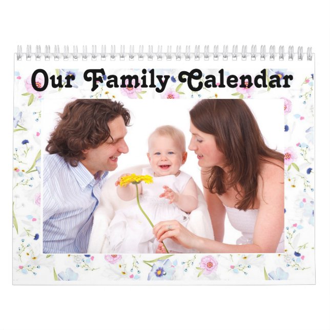 Personalize this "Our Family" Calendar (Cover)