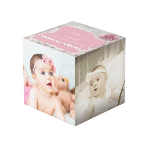 Personalize this Photo Cube with Your Babys Pics