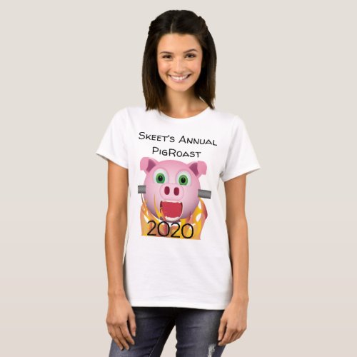 Personalize this Pig Roast T_Shirt