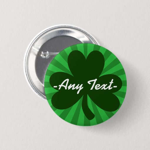 Personalize This St Patrick's Day Pinback Button | Zazzle