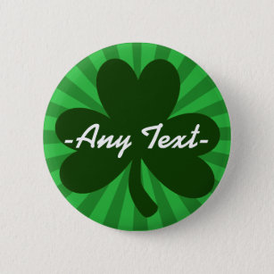 Personalize This St Patrick's Day Pinback Button