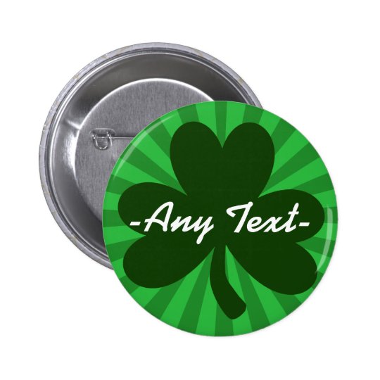 Personalize This St Patrick's Day Pinback Button | Zazzle