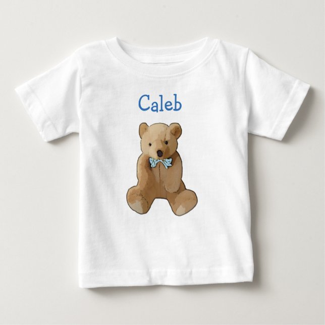 Personalize this Teddy Bear Toddler Shirt (Front)
