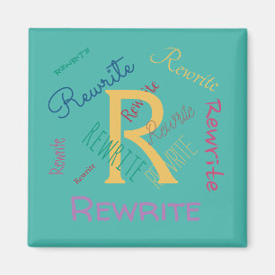 Personalize this template, family name, magnet
